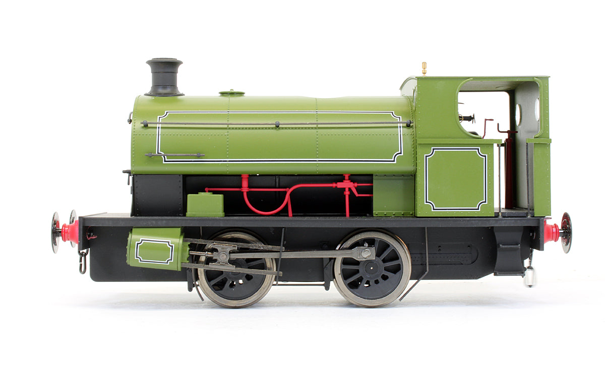 Pre-Owned Peckett E Class 0-4-0 Saddle Tank Lined Green Steam Locomotive - DCC Fitted