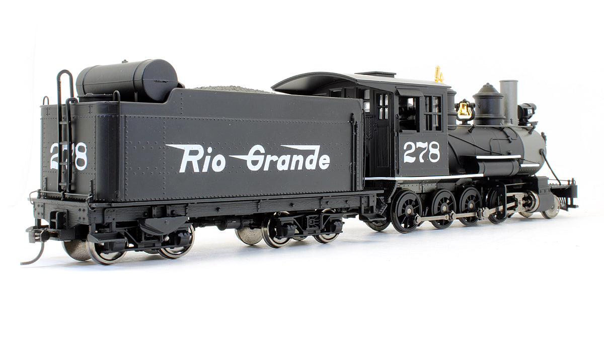 Pre-Owned D&RGW C-16 2-8-0 Black - Road #278 - DCC Sound Fitted