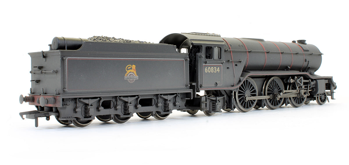Pre-Owned 31-562 V2 '60834' BR Black Early Emblem Stepped Tender Steam Locomotive (Weathered)