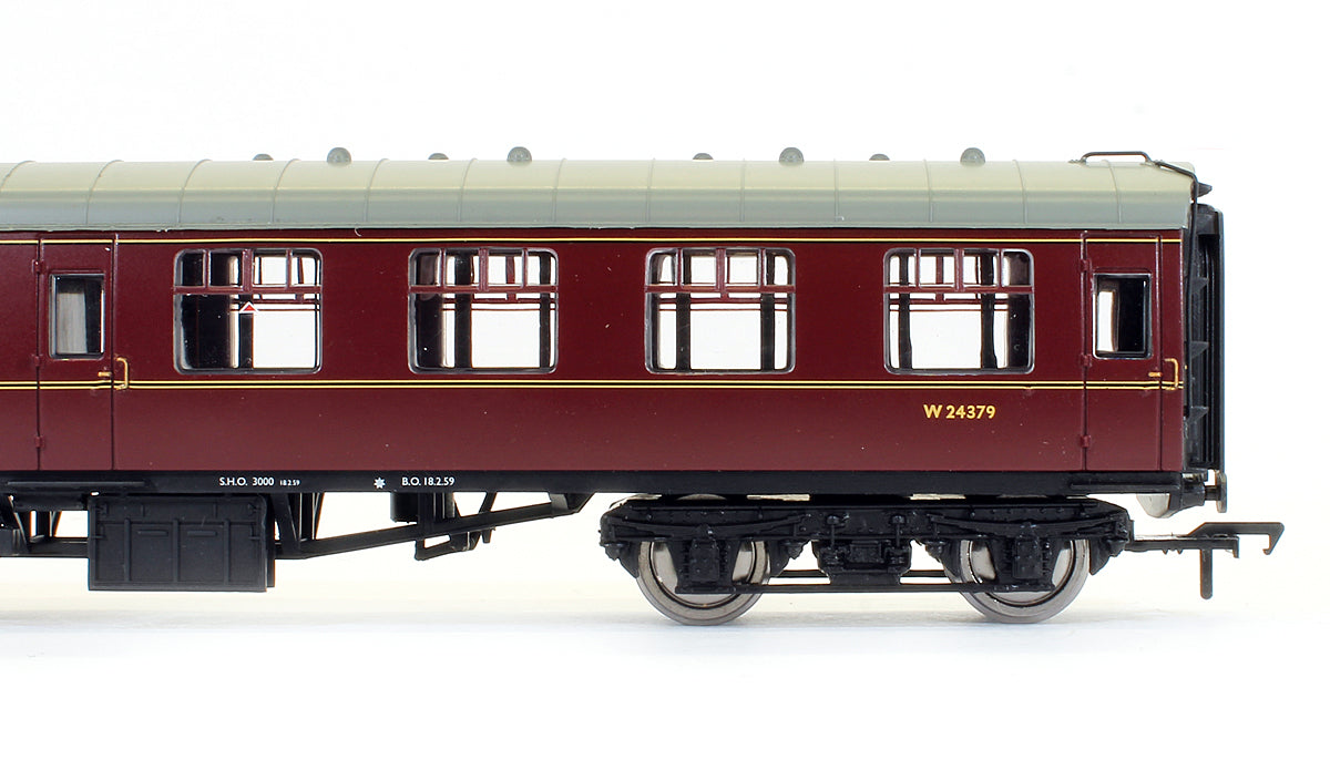 39-026G Pre-Owned BR Maroon MK1 Second Class Corridor SK Coach 'W24379'