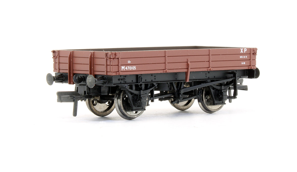 Pre-Owned 3 Plank Wagon BR Bauxite 'M 470105'
