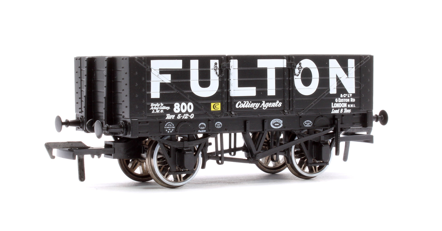 5 Plank 1907 Railway Clearing House Open Wagon - Fulton, London NW1 No.800