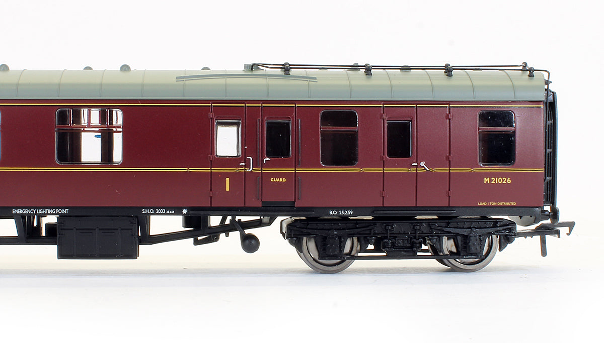 Pre-Owned 39-226C BR Maroon MK1 Brake Corridor Composite BCK Coach 'M21026'