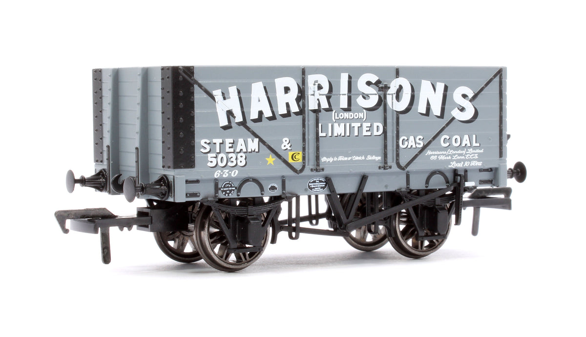 Pre-Owned 7 Plank 1907 Railway Clearing House Open Wagon - Harrisons, London No.5038