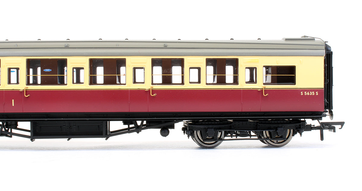 Pre-Owned BR Crimson & Cream Maunsell Composite Coach 'S 5635 S'
