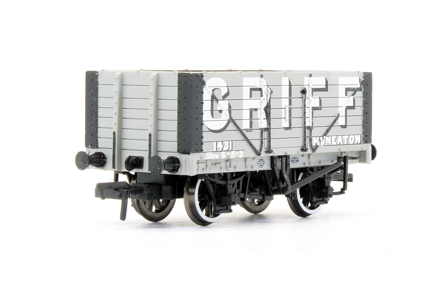 Pre-Owned 7 Plank Fixed End Wagon 'Griff' Of Nuneaton No.1431 - Weathered - Limited Edition