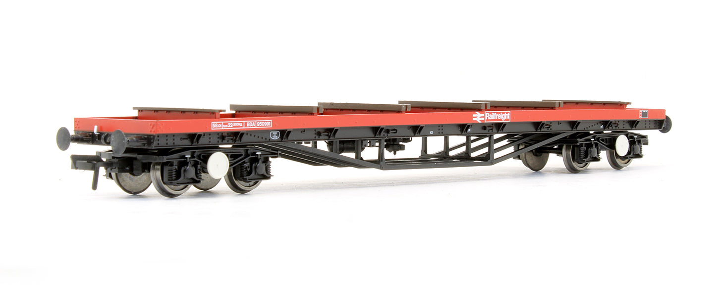 Pre-Owned 38-159 BDA Bogie Bolster Wagon Railfreight with Steal Beams '950991'