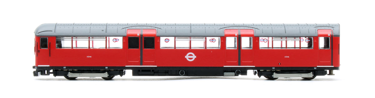 RT-N-LU1938-RED402A Tube Stock - London Underground (White Roundels) "Bus" Red Set A (Northern Line) 4-Car EMU