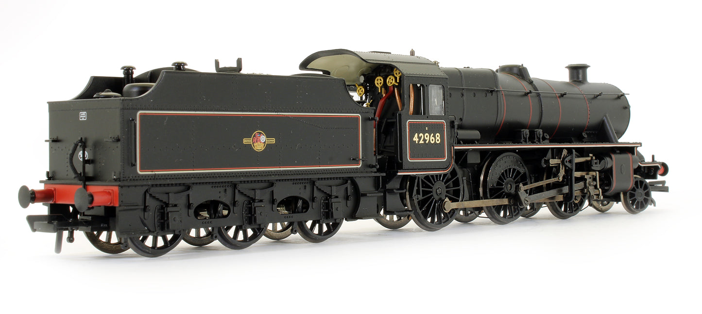 Pre-Owned Stanier Mogul 42968 BR Lined Black Late Crest Steam Locomotive
