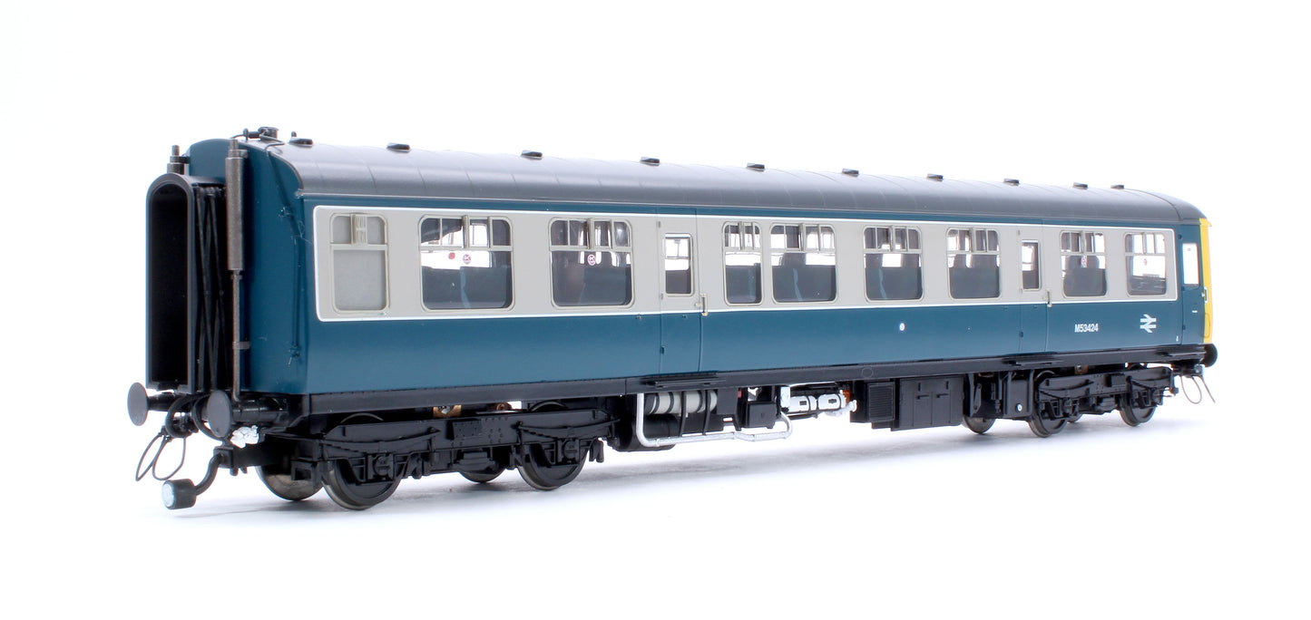 Class 104 3 Car DMU BX487 M53424/M59207/M53434 BR Blue/Grey