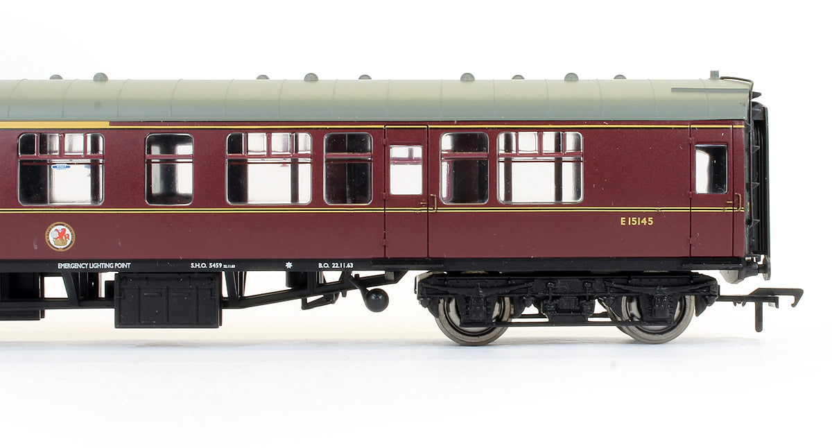 Pre-Owned 39-126 BR Maroon MK1 Composite Corridor CK Coach 'E15145'