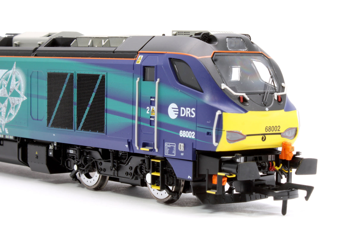 Pre-Owned 4D-022-027S Class 68 "Intrepid" 68002 Compass New DRS Logo Diesel Locomotive -Sound Fitted