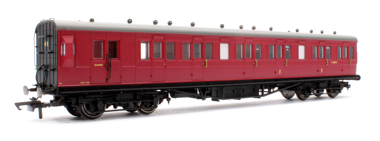 Pre-Owned BR Maroon (Ex LSWR) Brake Composite Coach 'S6405S'