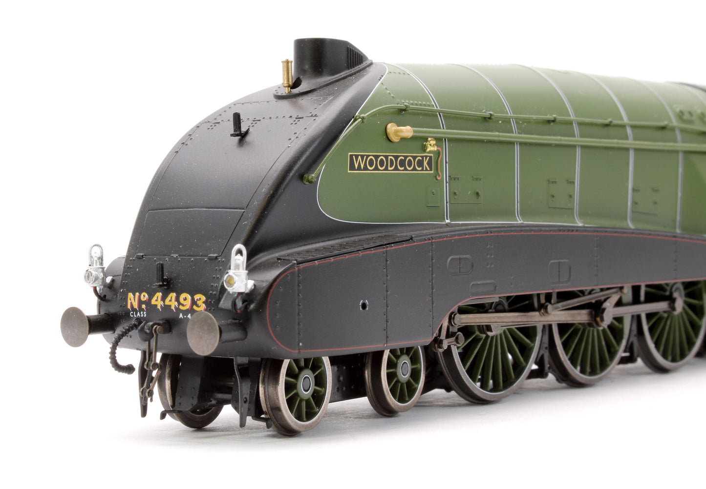 Pre-Owned BL-001-008 Black Label Class A4 Woodcock LNER Green Valanced 4-6-2 No.4493 Steam Locomotive - DCC Sound & Smoke