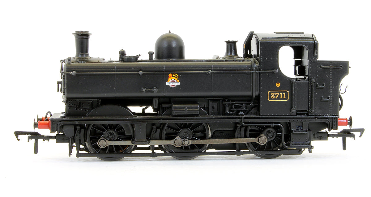 Pre-Owned 32-209 8750 Pannier Tank 3711 BR Black Early Emblem Steam Locomotive