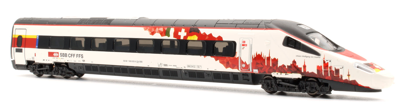 HN2472S-3505 Pre-Owned SBB RABe 503 022-0 7 Car Electric Unit - DCC Sound