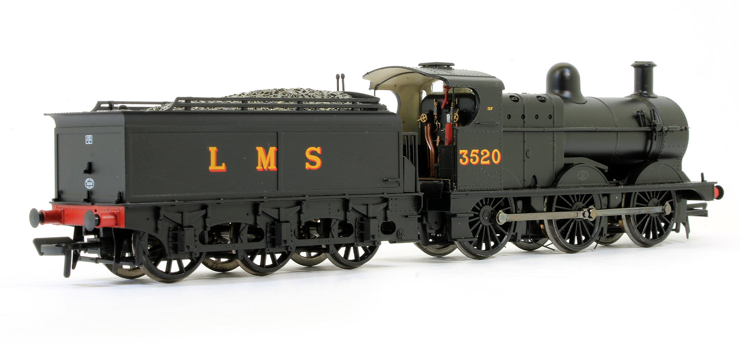 Pre-Owned Class 3F 3520 LMS Black Steam Locomotive - DCC Fitted