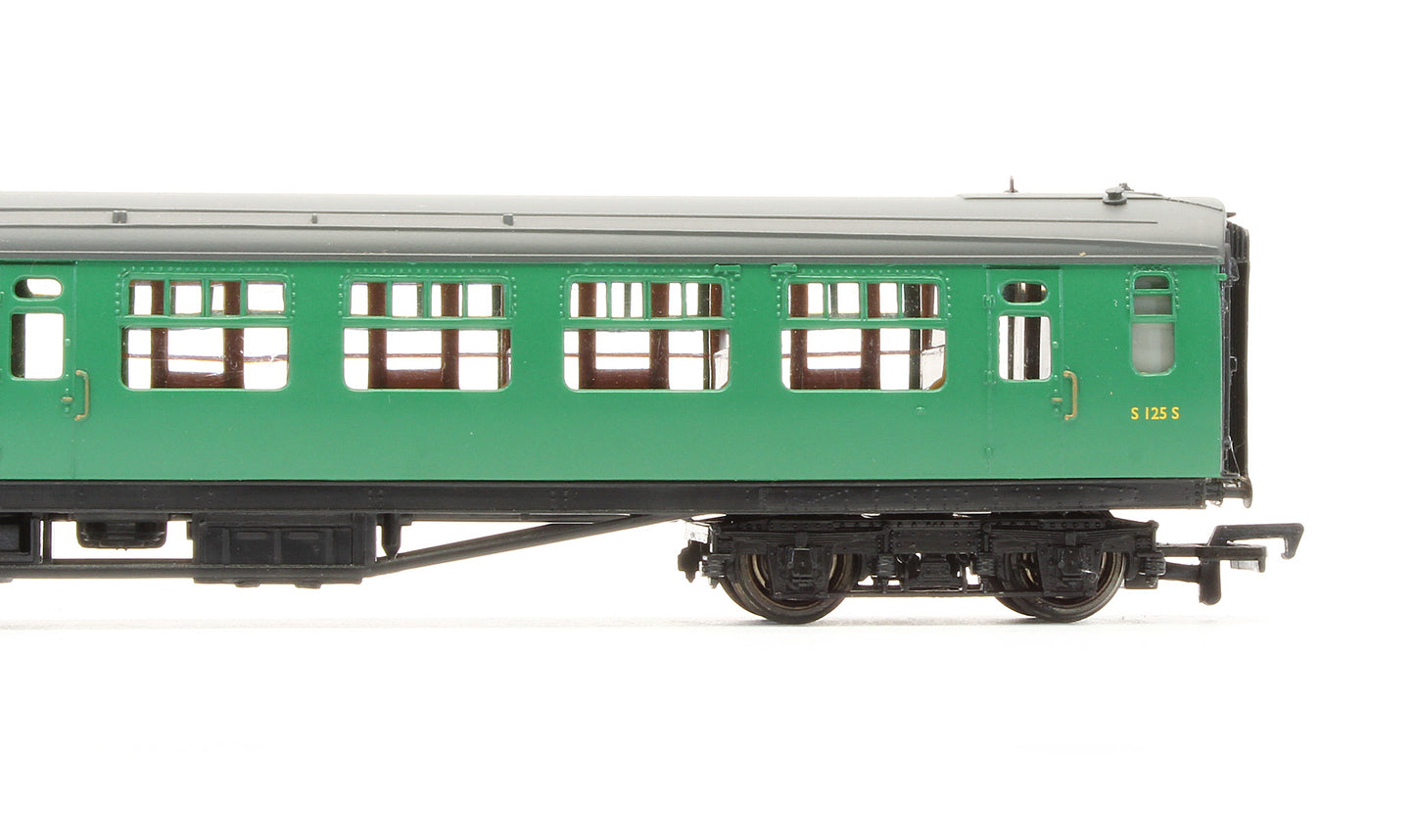 Pre-Owned 63ft Bulleid Corridor 2nd Coach BR Green 'S125S'