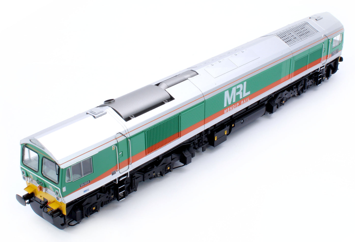 Class 59 59002 MRL Green/Orange Alan J Day Diesel Locomotive - DCC Sound