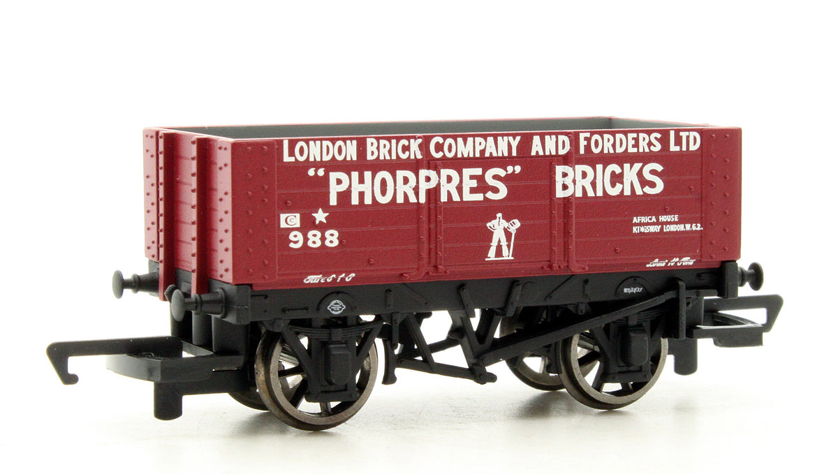 Pre-Owned R6754 12T 6 Plank Wagon 'London Brick Company' No.988
