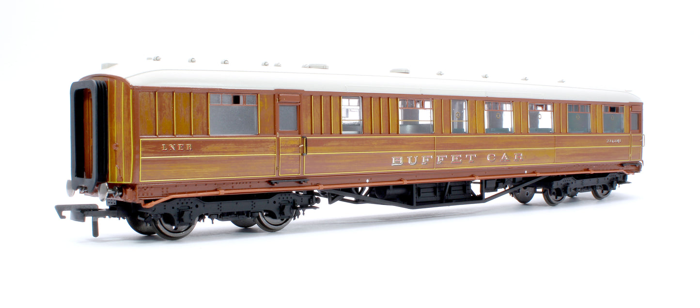 LNER Gresley Corridor Teak Coaches Buffet No.21609