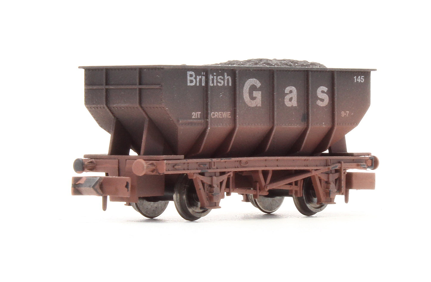 Pre-Owned British Gas 21T Hopper Wagon No.145 - Weathered