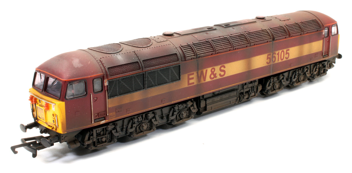 Pre-Owned EWS Class 56105 Diesel Locomotive - Custom Weathered