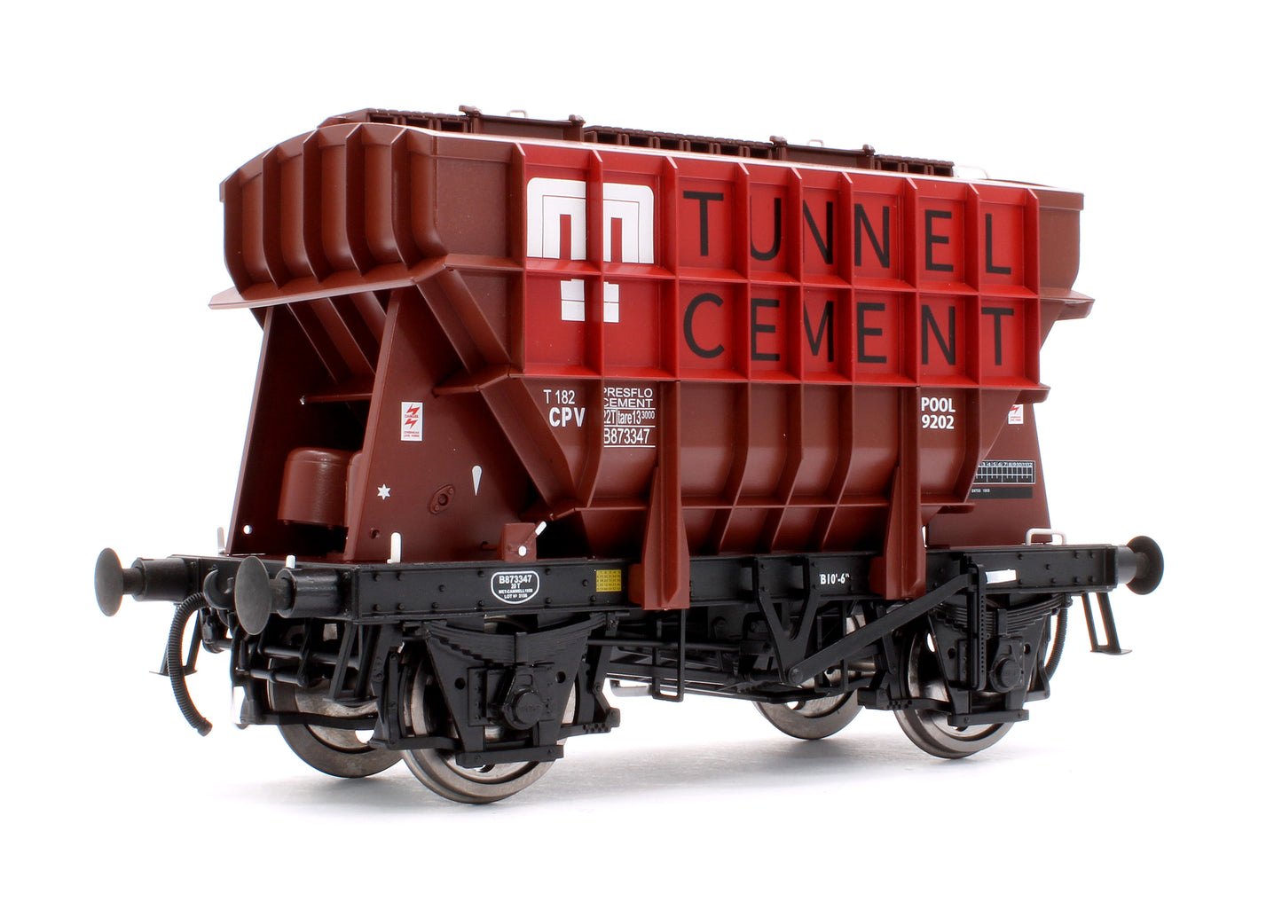 Presflo Wagon 'Tunnel Cement' Bauxite B873347 (TOPS)