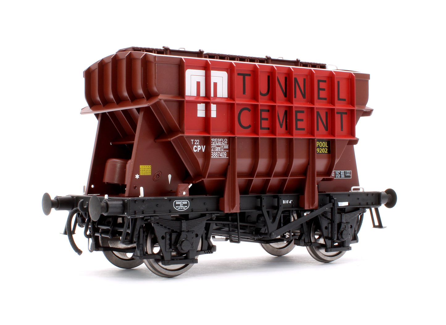 Presflo Wagon 'Tunnel Cement' Bauxite B888409 (Pre-TOPS)