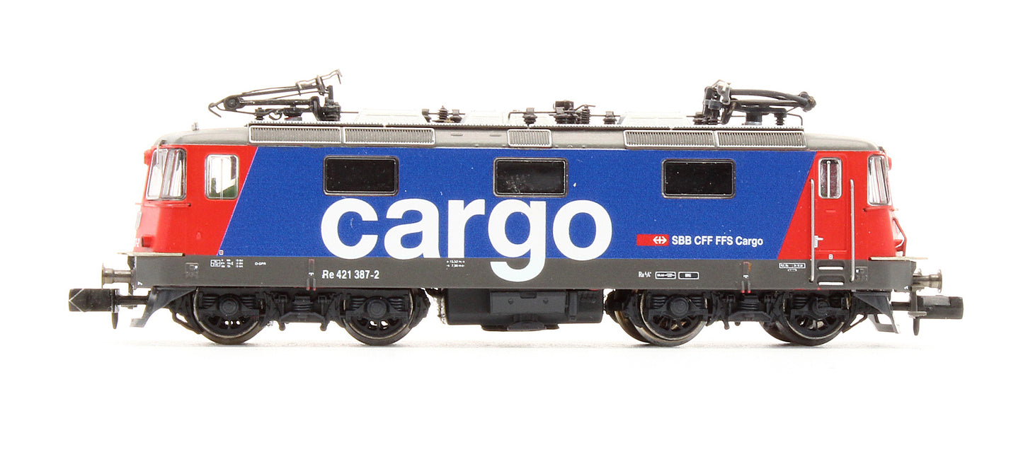 Pre-Owned SBB CFF FFS Cargo Re 421 387-2 Electric Locomotive - DCC Sound