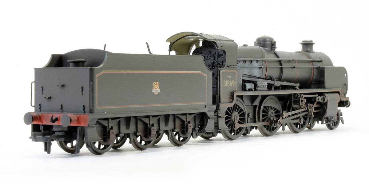Pre-Owned 32-165DC N Class 31869 BR Black Early Emblem Steam Locomotive (Weathered)