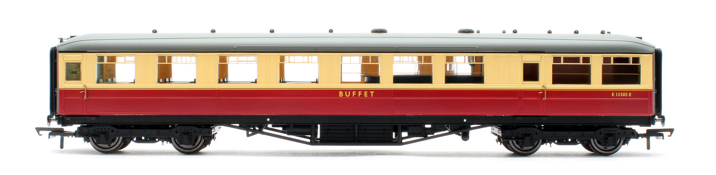 BR Gresley Corridor Crimson and cream Buffet No.E12505E