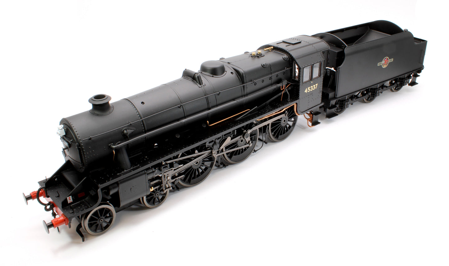 Stanier Class 5 4-6-0 "Black 5" Plain BR Black '45337' Welded Tender Steam Locomotive