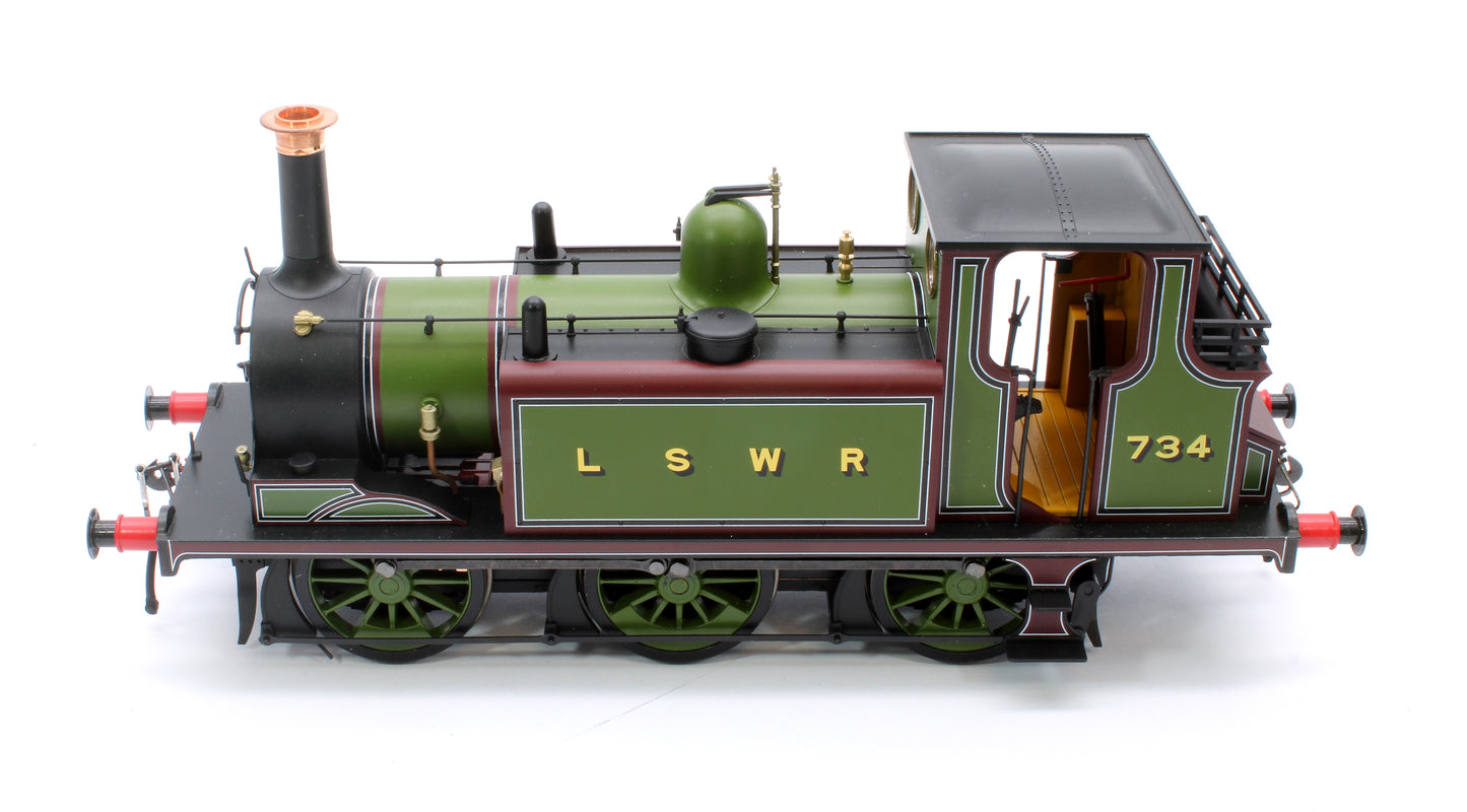 7S-010-014D Terrier A1 734 LSWR Green - Steam Tank Locomotive - DCC Fitted