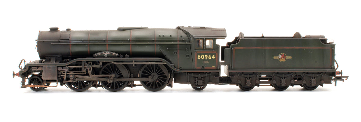 Pre-Owned 'Durham Light Infantry' BR Lined Green (Late Crest) Class V2 2-6-2 Steam Locomotive No.60964 - Custom Weathered