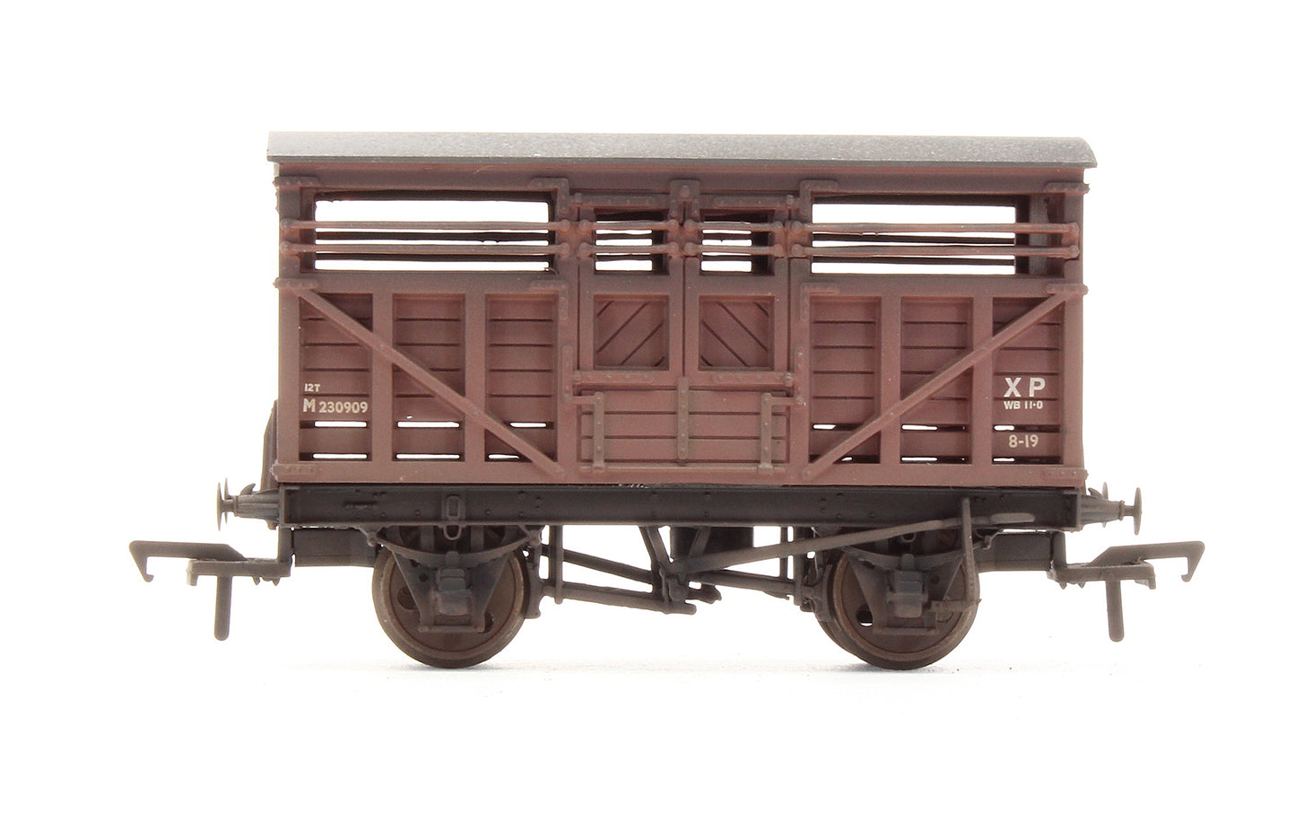 Pre-Owned 10 Ton Cattle Wagon BR Bauxite 'M230909' - Custom Weathered