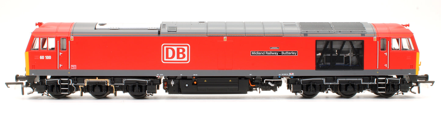 Pre-Owned ACC2899 Class 60 60100 'Midland Railway - Butterley' DB Cargo Diesel Locomotive - Exclusive Edition