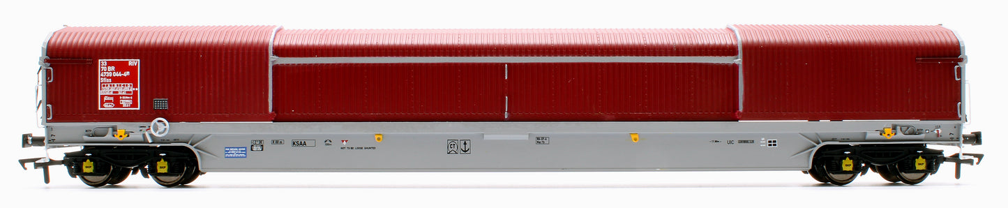 KSA ‘Rover Cube’ Wagons Original Maroon & Grey Livery No. 33 70 4739 044-4 and 059-2 - Twin Pack