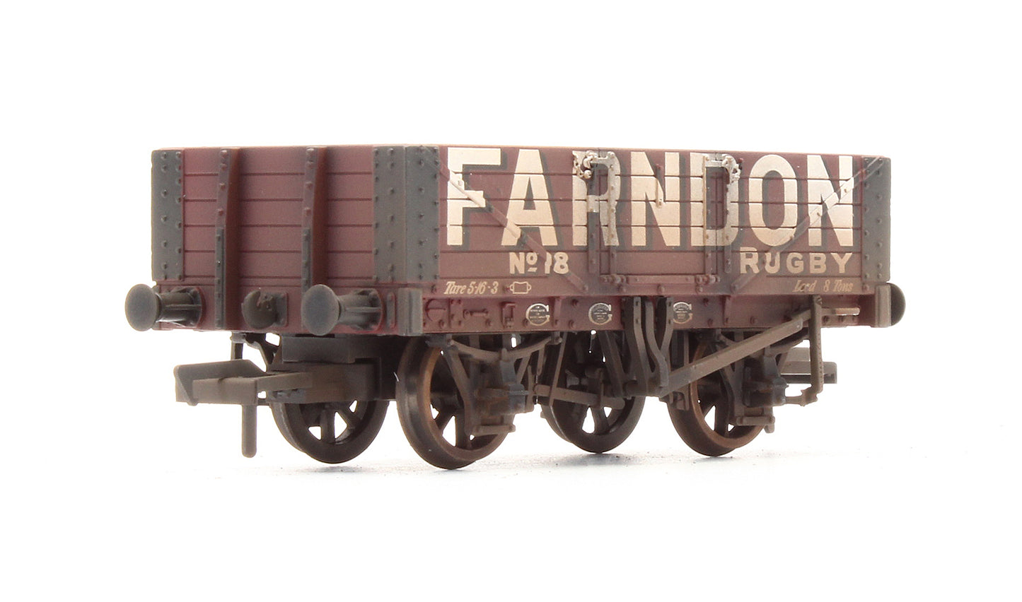 Pre-Owned 5 Plank Wagon 'Farndon' No.18 - Custom Weathered