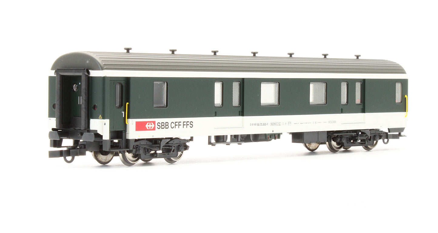 Pre-Owned SBB CFF FFS Baggage Car 'D 51 85 92-70 305-3'