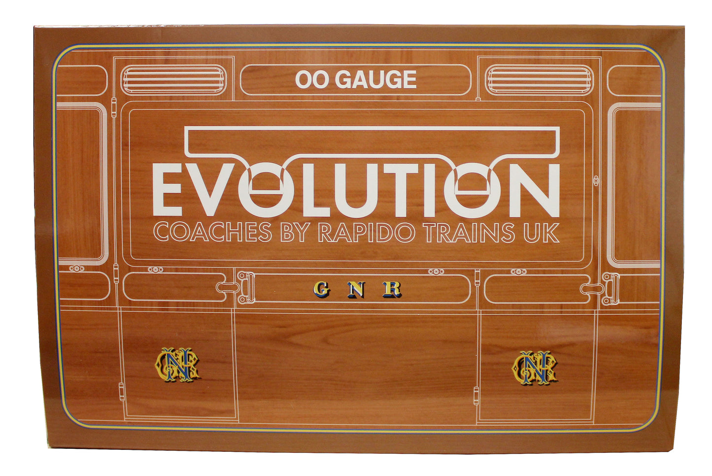 978021 48' GNR ‘Evolution’ Bogie Coach Non-Corridor Carriage No.3156, No.3067 & No.3923 3-Pack