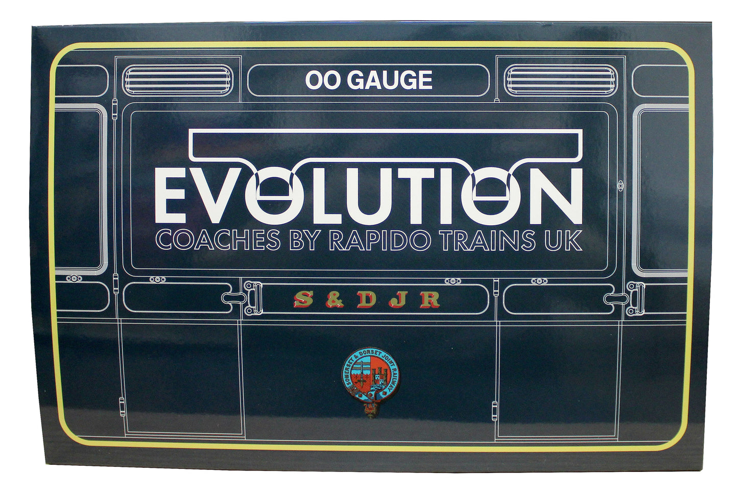 978025 48' SDJR ‘Evolution’ Bogie Coach Non-Corridor Carriage No.85, No.71 & No.15 3-Pack