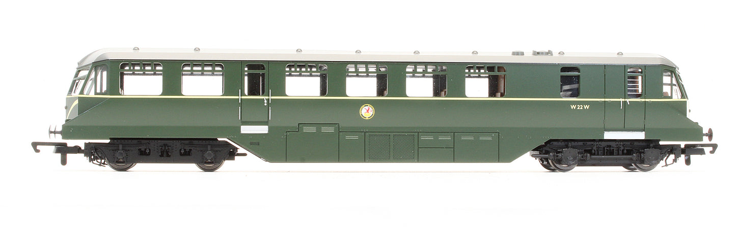 Pre-Owned R2653 BR Green Diesel Railcar 'W 22 W' - DCC Fitted
