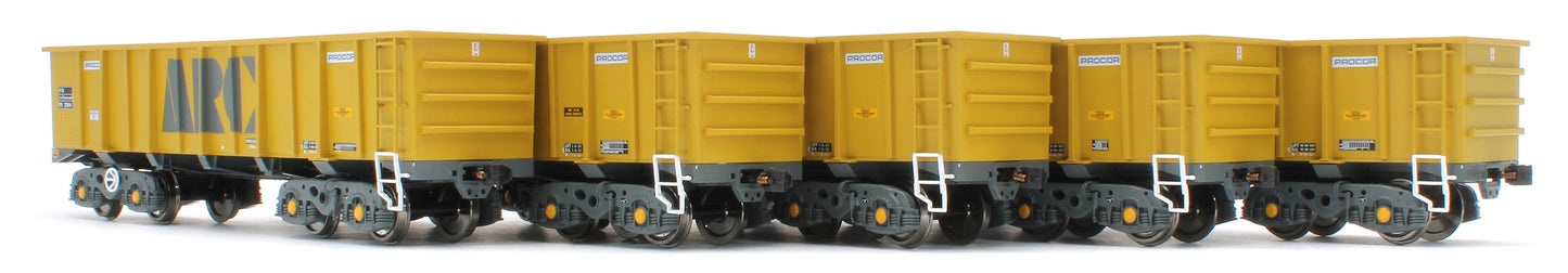 ACC2965 Set of 5 PTA - ARC Early (Procor) Wagons - Pack 2