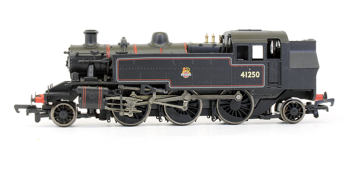 Pre-Owned 31-451A BR Lined Black Ivatt Tank '41250' Early Emblem Steam Locomotive