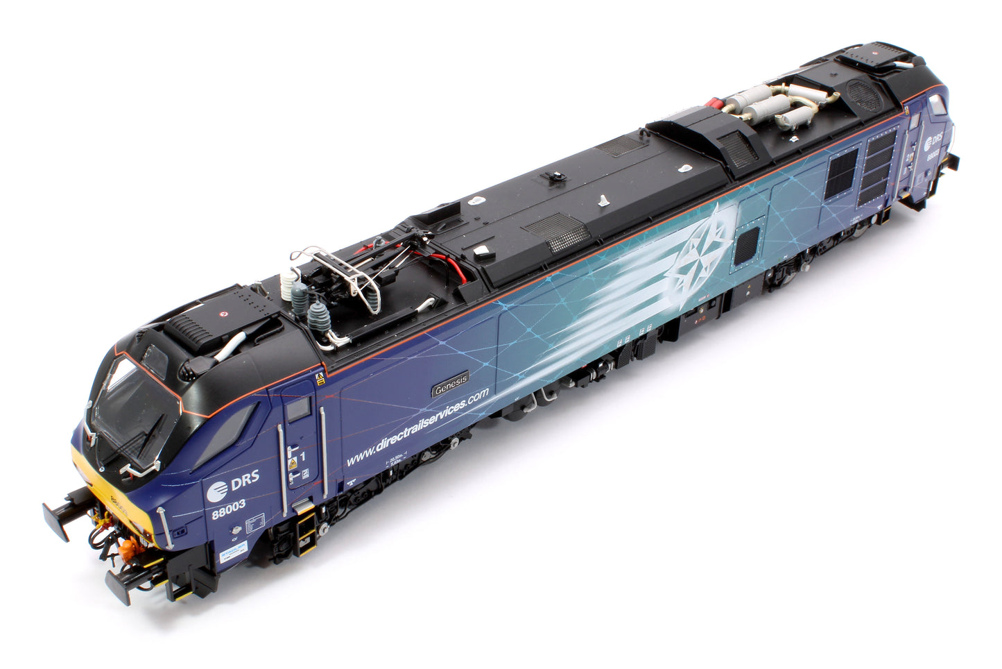Class 88 'Genesis' 88003 DRS Electro-Diesel Locomotive (DCC Fitted & Working Pantograph)