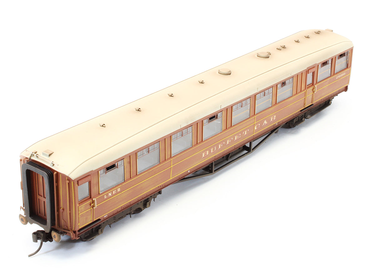 Pre-Owned LNER Grelsey Teak 61ft 6in Buffet Car '24080' - Custom Weathered