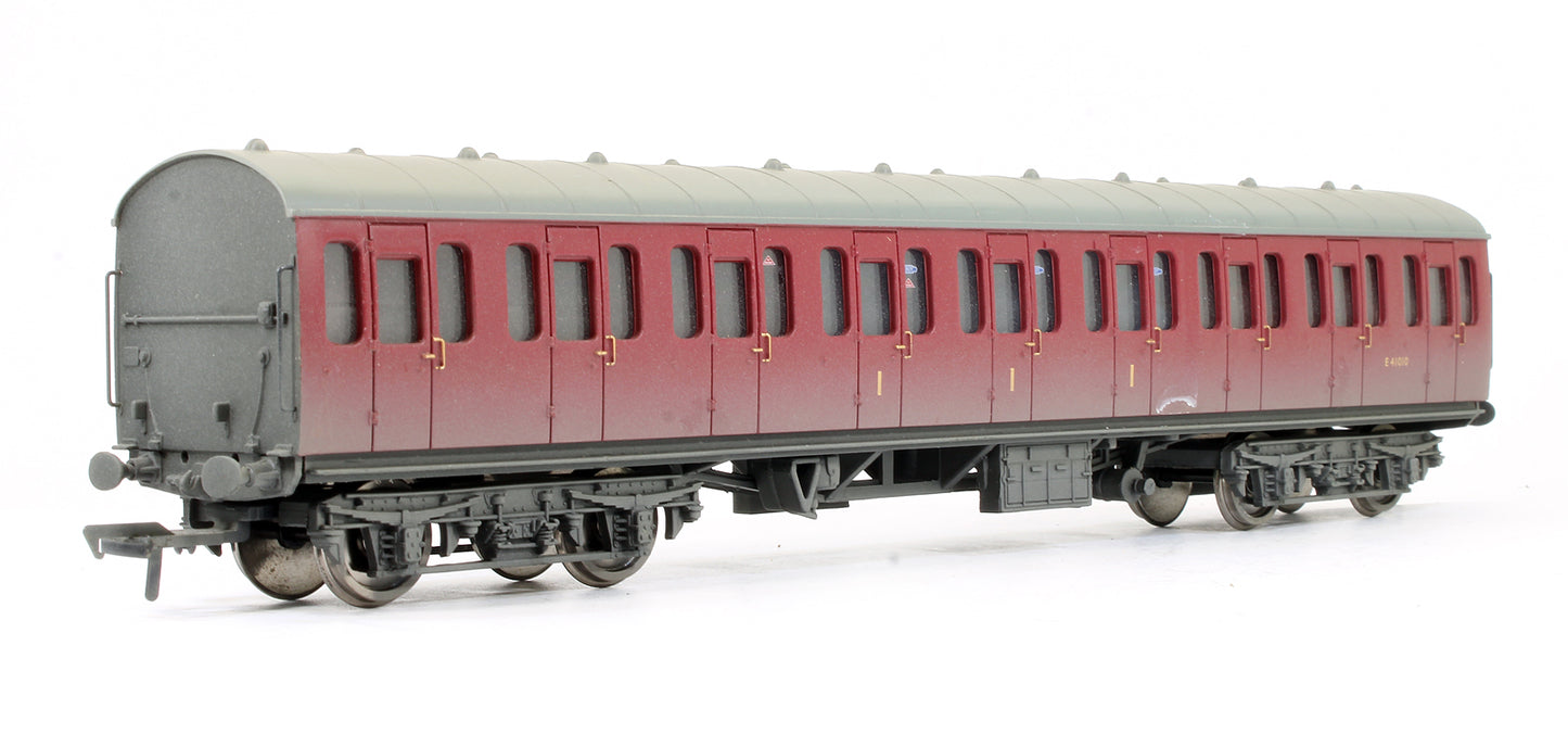 Pre-Owned 34-703 MK1 Suburban Composite Coach BR Crimson 'E41010' - Weathered
