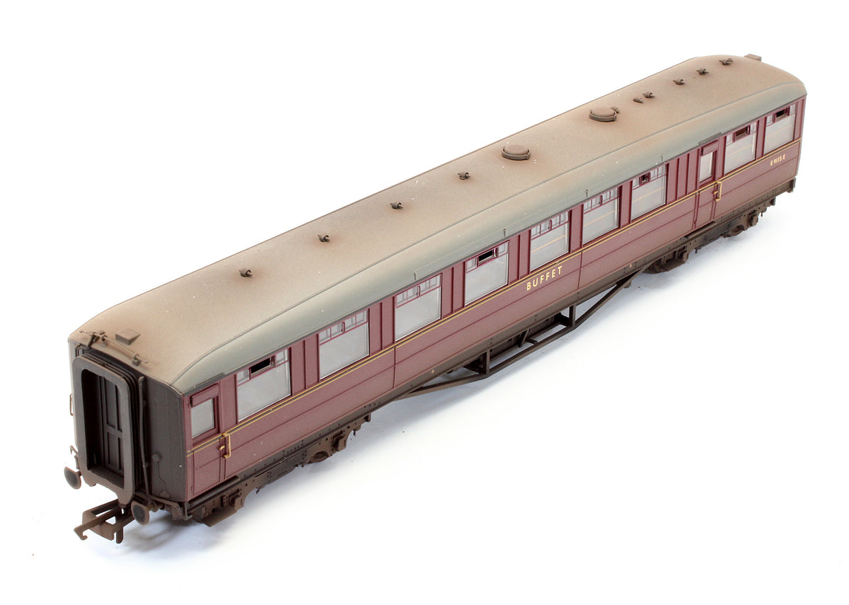 Pre-Owned BR (EX-LNER) 61ft 6in Buffet Car 'E 9115 E' - Custom Weathered