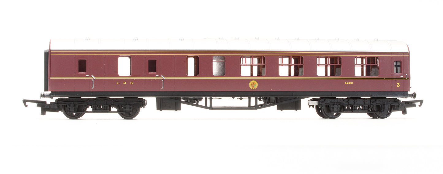 Pre-Owned R4389 RailRoad LMS Brake Coach '5200'
